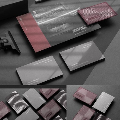 Classic business cards for Belmont Carrera