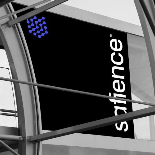 Shield logo with the title 'safience'