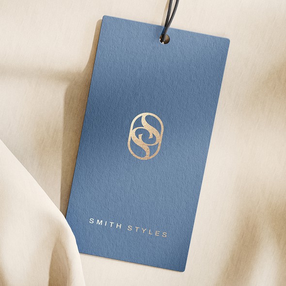 Monogram logo with the title 'Elegant monogram design for an apparel brand'